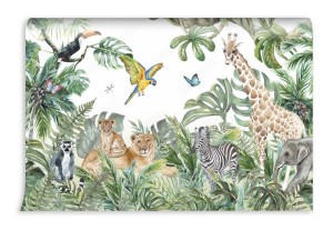 fototapeta dzungla dla dzieci zoo