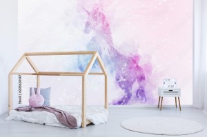 fototapeta jednorozec magia akwarela malarstwo