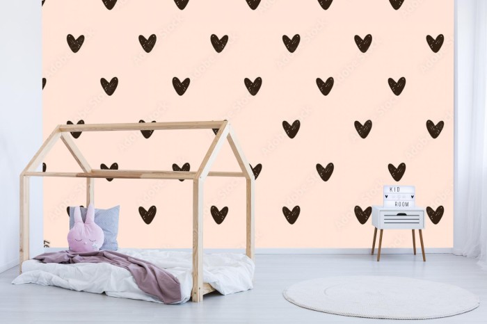 fototapeta wzor serca bez szwu heart