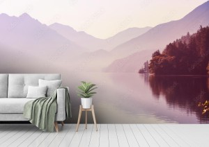 fototapeta jezioro gorskie