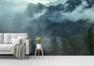 fototapeta krajobraz gorski park narodowy yosemite