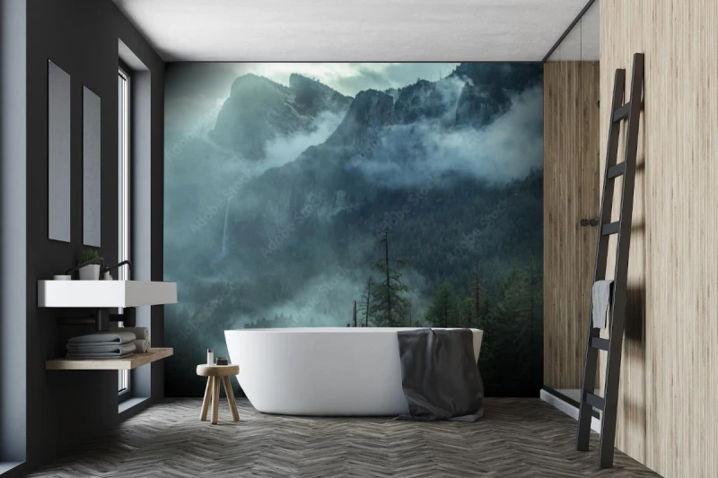 fototapeta krajobraz gorski park narodowy yosemite