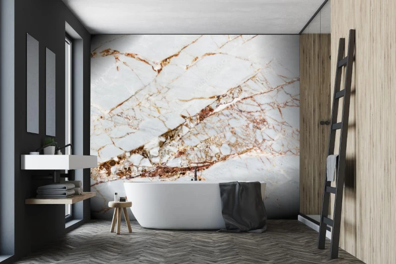 fototapeta marmur naturalny bialy
