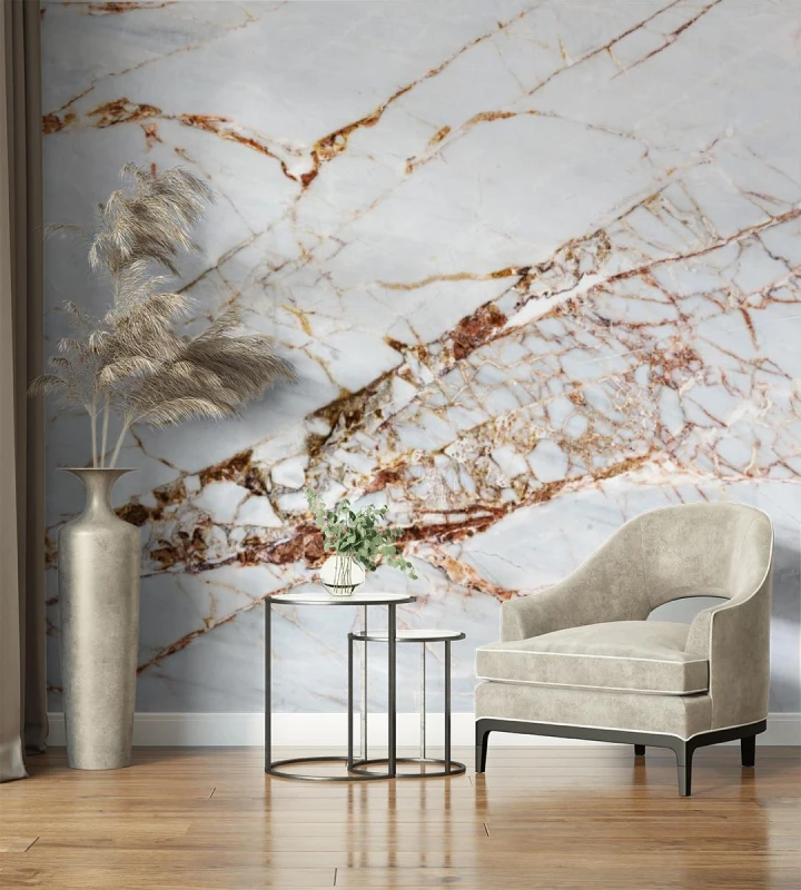 fototapeta marmur naturalny bialy