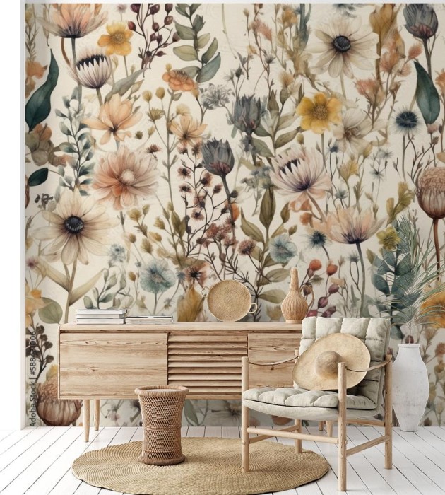 fototapeta boho laka
