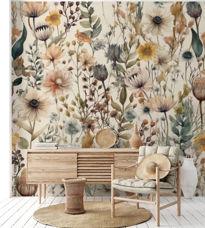 fototapeta boho laka