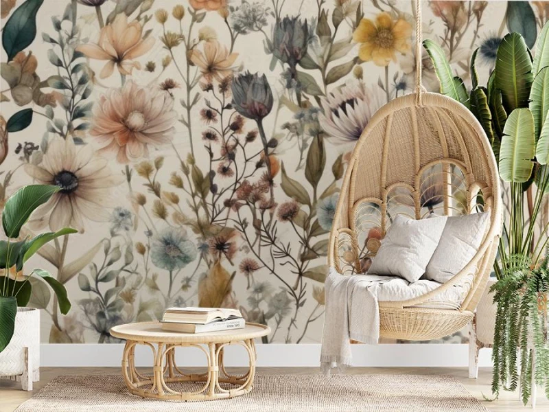 fototapeta boho laka