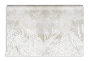 fototapeta biale liscie