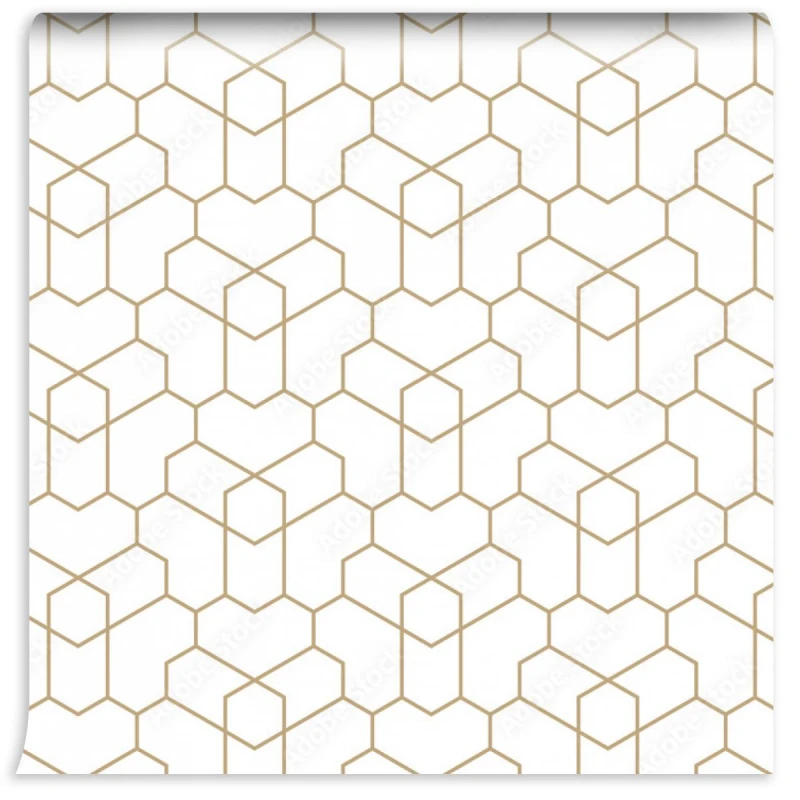 fototapeta geometryczny wzor zlota wektor nowoczesny