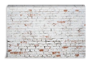 fototapeta krakingowy bialy grunge sciana z cegiel te