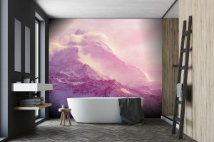 fototapeta wschod slonca w gorach