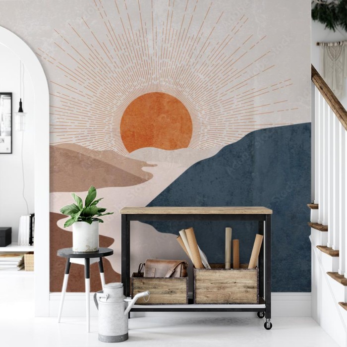 fototapeta boho ksiezyc