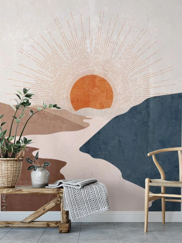fototapeta boho ksiezyc