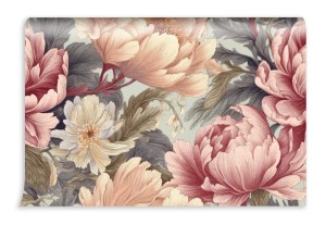 fototapeta boho kwiaty