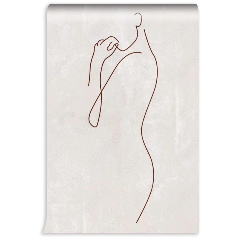fototapeta boho szkic kobiety