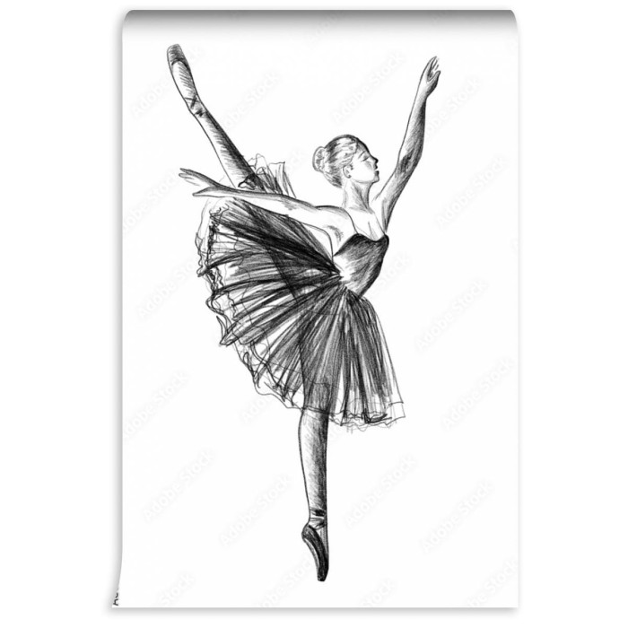 fototapeta balerina