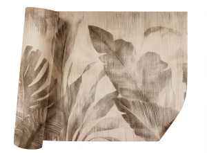 fototapeta liscie w cieplych odcieniach sepii vintage retro.png