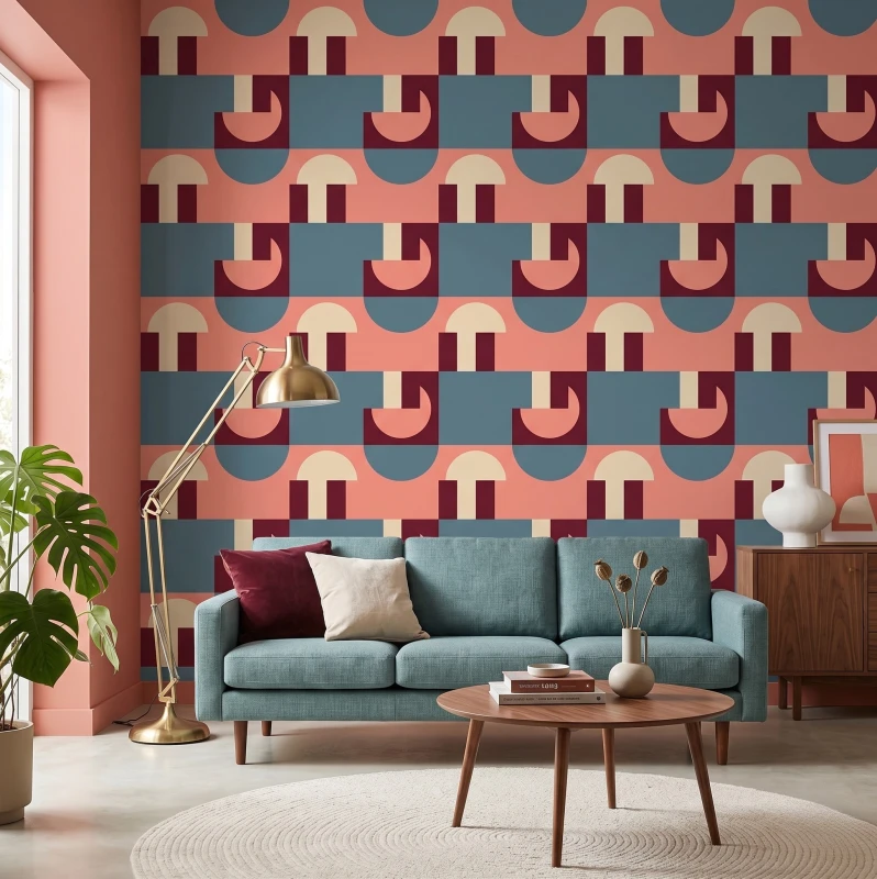 Tapeta figury geometryczne