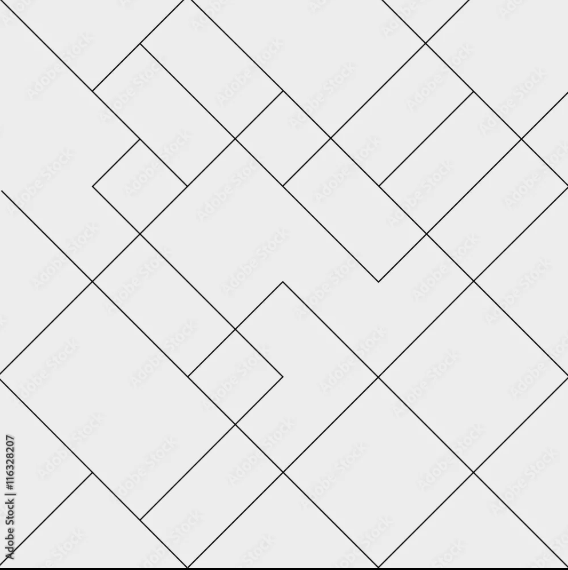 Tapeta geometryczny prosty czarno-biały wzór