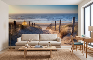 fototapeta droga do plaży nad morzem