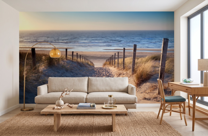 fototapeta droga do plaży nad morzem