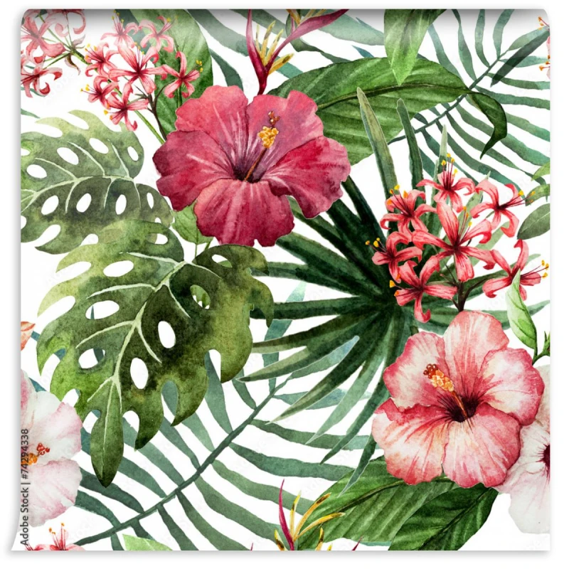 fototapeta duze kwiaty orchidei