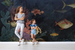 fototapeta tlo oceanu akwarium