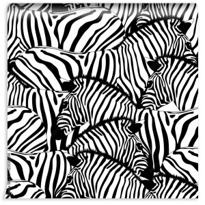 fototapeta zebra bezszwowy wzor snannah zwierzecy ornament d