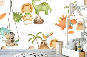 fototapeta dinozaury dziecieca