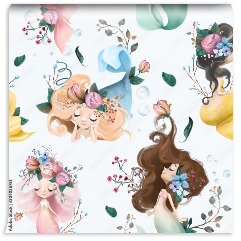 fototapeta sliczny i piekny wzor bez szwu maly