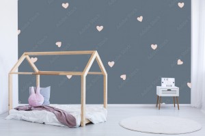 fototapeta wektor wzor z malych serc