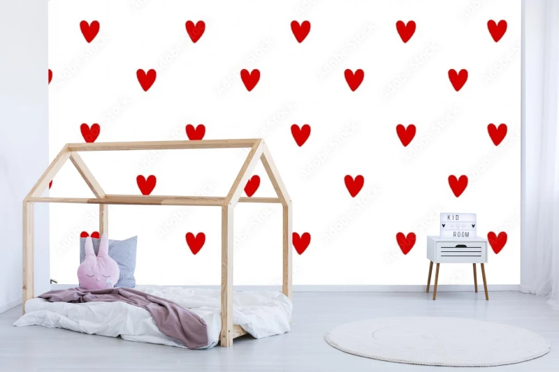 fototapeta wzor serca bez szwu heart