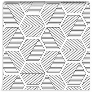 fototapeta abstrakcyjna geometryczna czarno biala moda hipster