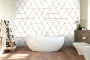 fototapeta abstrakcyjny bezszwowy geometryczny wzor minimalnej siatki