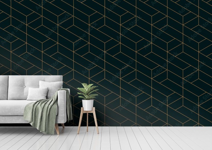 fototapeta abstrakcyjny wzor geometryczny linii w ksztalcie trapezu
