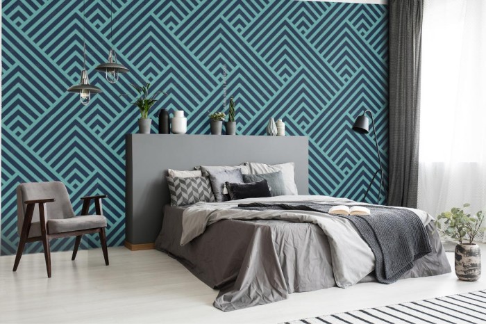 fototapeta bez szwu geometryczny wzor z liniami prostymi