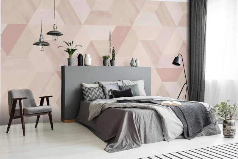 fototapeta geometria szesciokatny abstrakcyjny wzor bez szwu w