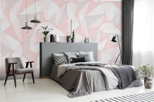 fototapeta geometryczny wzor streszczenie tlo wielokata tr