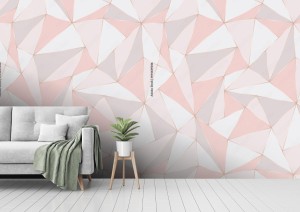 fototapeta geometryczny wzor streszczenie tlo wielokata tr