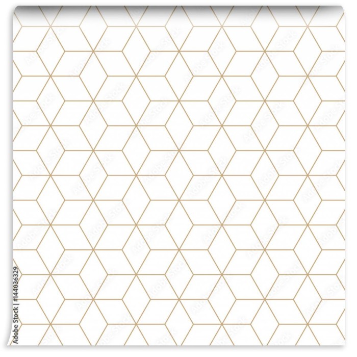 fototapeta swietej geometrii siatki graficzny deco szesciokatny wzor