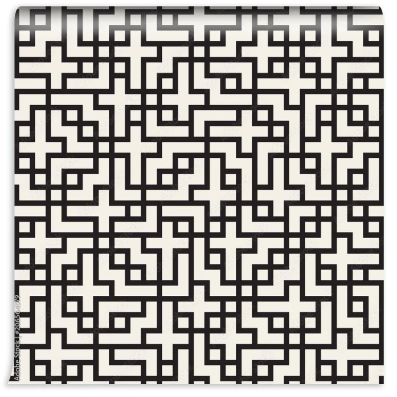 Tapeta mozaika linii, geometryczna nowoczesna
