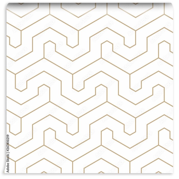 fototapeta geometryczny wzor imitacja zlotego
