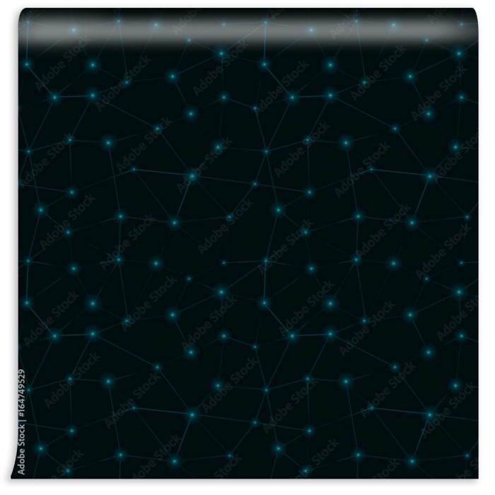 fototapeta streszczenie geometryczne kropki i linie wzor