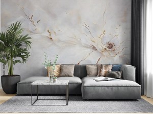 fototapeta biale tlo kwiatowe g