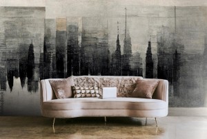 fototapeta czarny mural