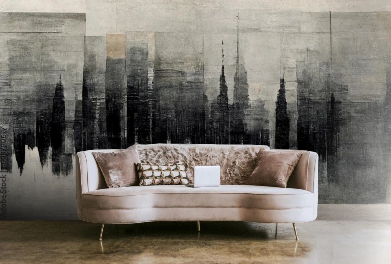 fototapeta czarny mural