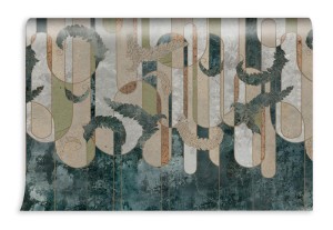 fototapeta liscie art deco
