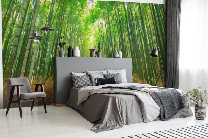 fototapeta arashiyama bambusowy las w kyoto japonia