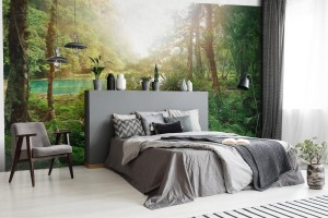 fototapeta tajemnicza dzungla majow w parku narodowym semuc c