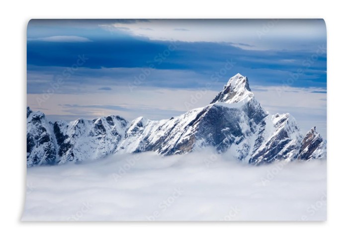 fototapeta dent d 39 herens to szczyt w alpach